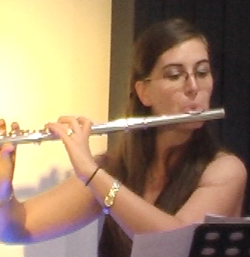 Alina Gabriela Suwannakoot on flute gave a great rendition of “The Swan”.