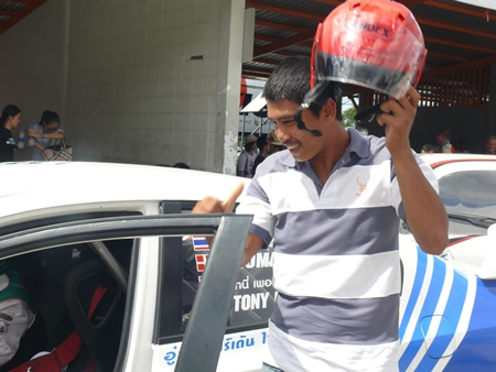 Another passenger pleased to still be alive. 