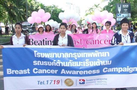 The annual Pinktober parade down Beach Road, with its hundreds of people dressed in pink, is always a big attraction in Pattaya - and one with a good cause as well. 