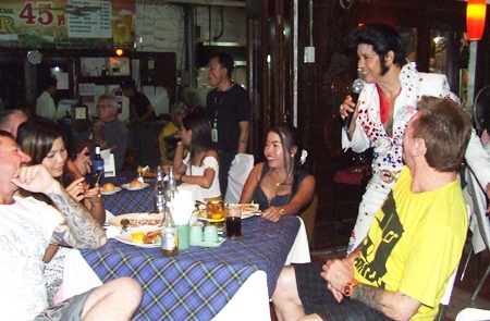 The show is always a crowd pleaser when Elvis is brought back to life.