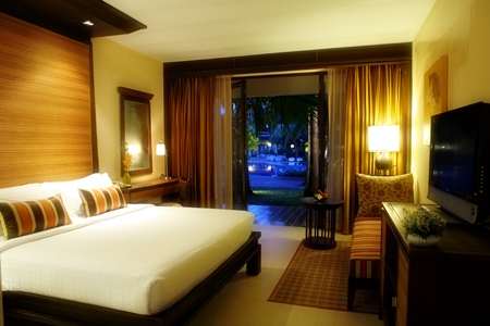 Tropical Deluxe Pool room at Siam Bayshore, Pattaya.