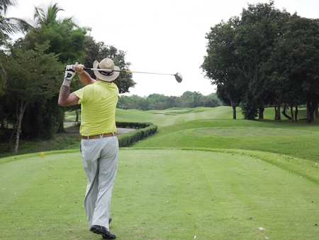 One straight down the middle.