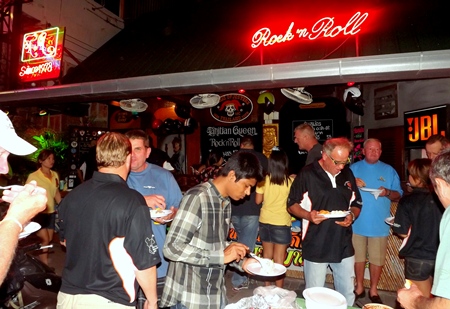 Feeding time back at the TQ.