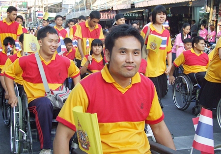 All smiles on the faces of students and faculty from the Father Ray Foundation.