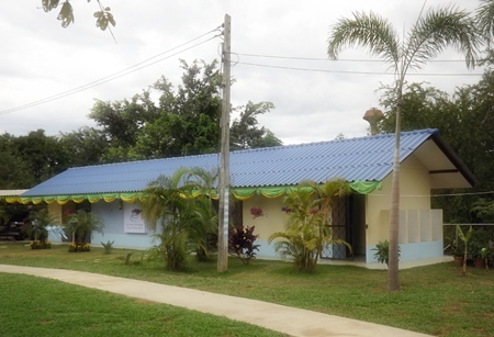 The new restrooms that are now beautifully restored.