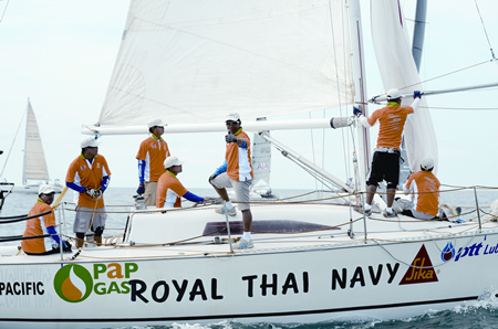 ‘Royal Thai Navy 1’ were popular winners in the IRC 2 Class.