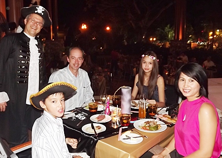 Pirates of Pattaya take over the Centara Grand Mirage Beach Resort’s welcoming 2012 party.