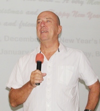 Member Roy Albiston conducts the Pattaya City Expats open forum, where the mysteries of living in the exotic East are sometimes solved.