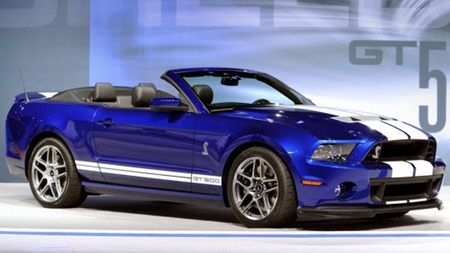 2013 Ford Shelby GT500 convertible. 