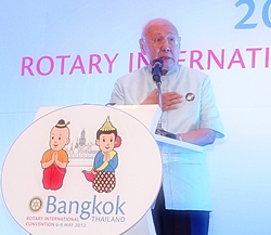 Bhichai Rattakul, Rotary International President (2002-03) “This is a proud year for Thailand”.