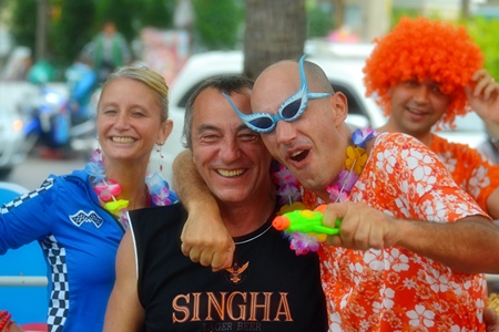 Members of the Pullman team sure are enjoying the event.