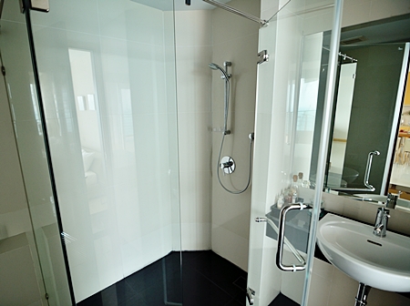 Bathrooms come with top of the line fixtures and fittings.