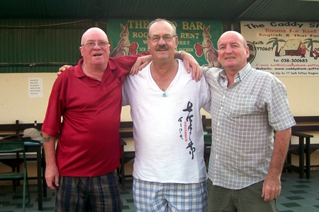 The winning trio: Alex, ‘Queensland’ John and Alec. 