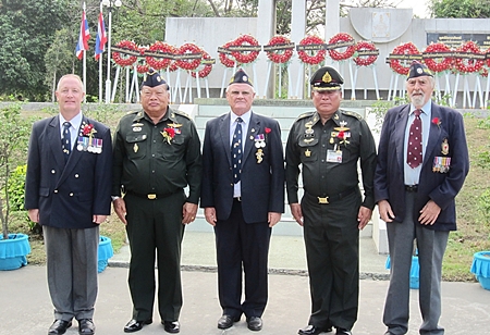 Some of our elder members at the Thai Remembrance Day.