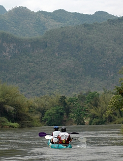 Adventure racing at the River Kwai Trophy. 