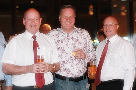 Graham Macdonald, CEO of MBMG, Simon Matthews, country manager Thailand of  Manpower (Thailand ) with David Cumming, GM of Amari Orchid Resort & Tower and Head of the BCCT Eastern Seaboard Group.