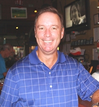 Michael Winterburn at the bar.