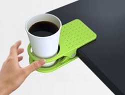 The attach anywhere cup holder. 