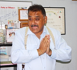 Peter Malhotra blesses company employees, saying he considers the entire company to be one big family.