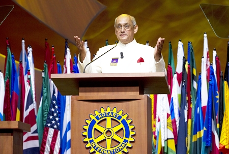 Rotary International President Kalyan Banerjee