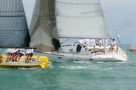 “Crime Scene”, left, and “Magic”, right, were winners in the Sports Boat and IRC 2 categories respectively.