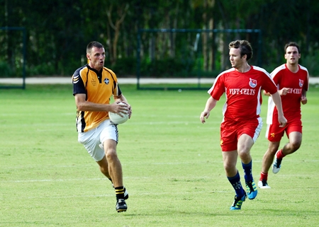 Thailand’s men on the charge against Viet-Celts.