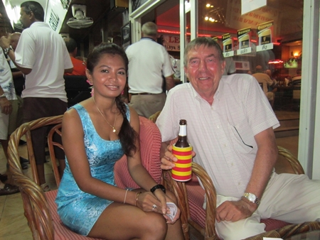 Service with a smile.