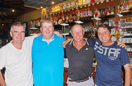 Jerry Hughes, Steve Little, Jez Lees & Mark Wood. 