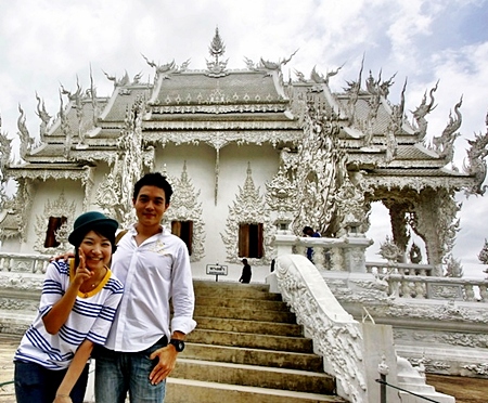 Wat Rong Khun (the White Temple) Chiang Rai. (Photo by Andrew J Wood) 