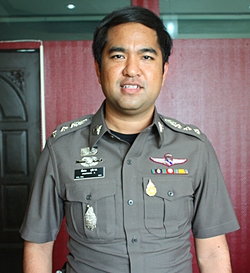 Pol. Col. Panttana Nuknarod, acting superintendent of Pattaya Station.