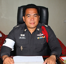 Pol. Maj. Col. Sanchai Thinwongdaeng, Pattaya Police traffic sergeant.