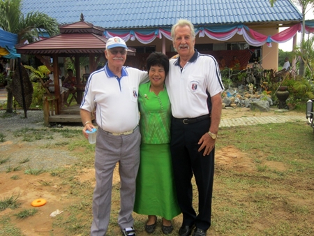 Khun Chu with PSC members William and Nigel.