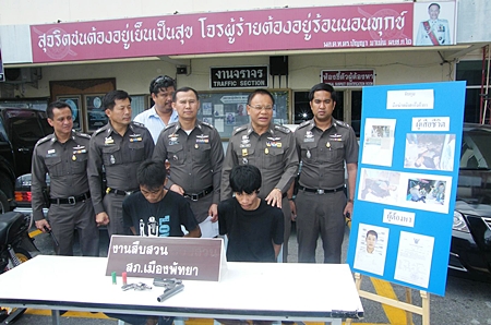 Woranat Phuengphai and Pakorn Ruengruen have been arrested for their alleged involvement in the shooting death of Nathee Kerthong. 