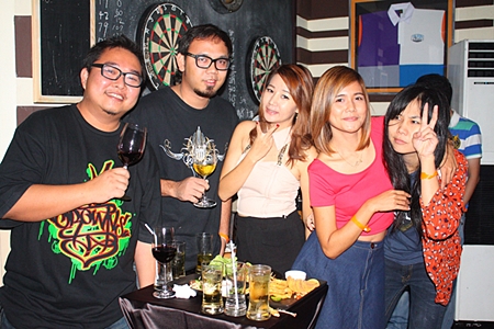 Paradox fans support the band at Tavern by the Sea, Amari Hotel.