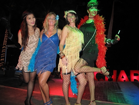 Socialites get into the swing of things at Pullman Pattaya Hotel G’s ‘Charleston’ theme party. 