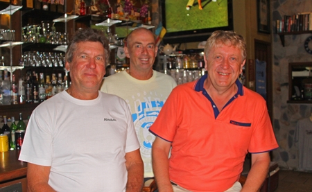 Ross Schiffre, Phil Smedley & Nicky Handscombe were the top three on Wednesday. 