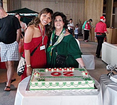 Long-time PILC member Arlette Cykman with Special Events Chair Ananya Welland.