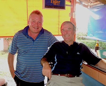 Neil Jones (left) & Bob Duxbury - winner & runner-up at Treasure Hill.