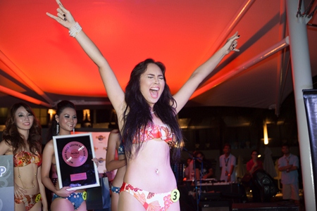 The winning moment as Catt is named this year’s winner.