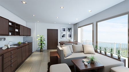 Units will enjoy excellent views from the location on the crest of Thappraya Road.