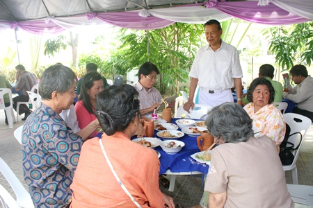 Gen. Kanit ensures that all his guests are well taken care of.