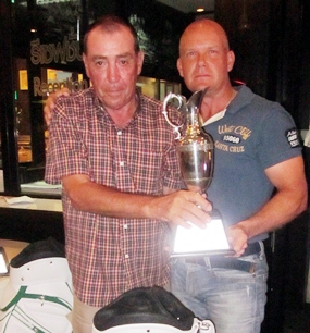 Jack Grindvold (right) was the Net champion. 