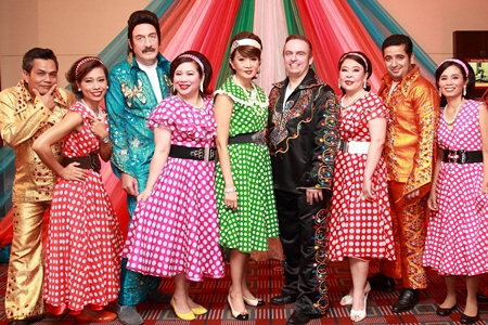 It was the Roaring 50’s at the Amari Watergate Bangkok during New Year Team Member Party as Elvis Pierre Andre Pelletier and his team adorned their best oldies outfits to celebrate the advent of 2013.