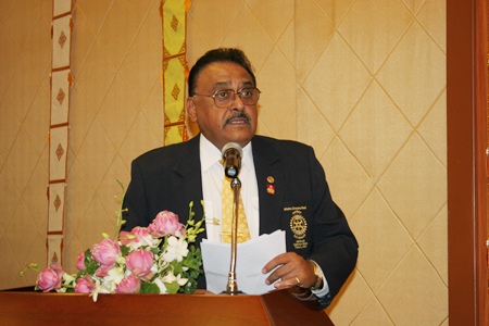 Pratheep Malhotra performs his duties as MC with utmost humbleness and respect.