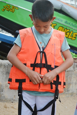 Safety first for the kids & volunteers.