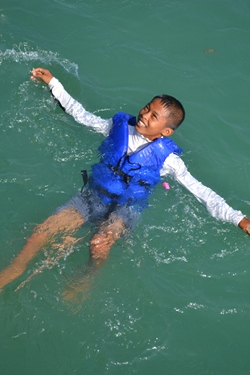 “Ah the life on the ocean wave.”