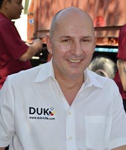 Jens Maspfuhl, supporter of the disabled here in Pattaya.