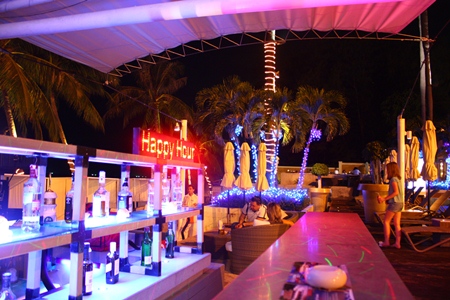 Happy Hour is from 4 to 9 p.m. every Friday at the Thank G It’s Friday party at the Pullman Pattaya Hotel G’s Beach Bar. 