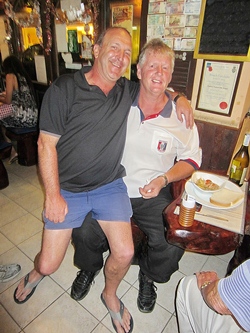 Wednesday’s Low Gross and Stableford winners Rob Brown and Kevin Dunne, obviously ‘just good friends’. 