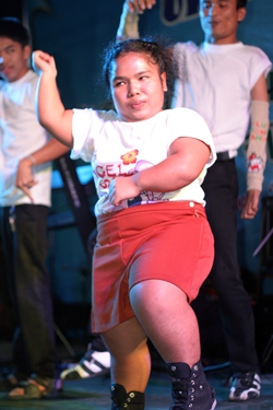 Students from the Redemptorist School put on a special Gangnam Style dance show for the athletes and officials.
